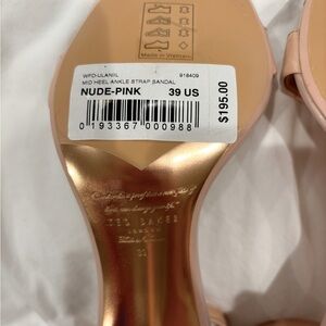 *NEW WITH TAGS* Ted Baker London Ulaniil Heeled Sandals, size 39